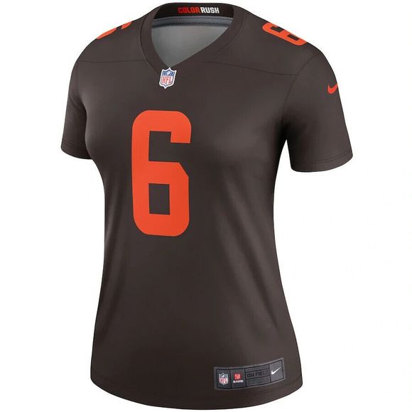 Baker Mayfield Cleveland Browns New Nike Women's Medium Legend Jersey - Brown - Picture 2 of 3